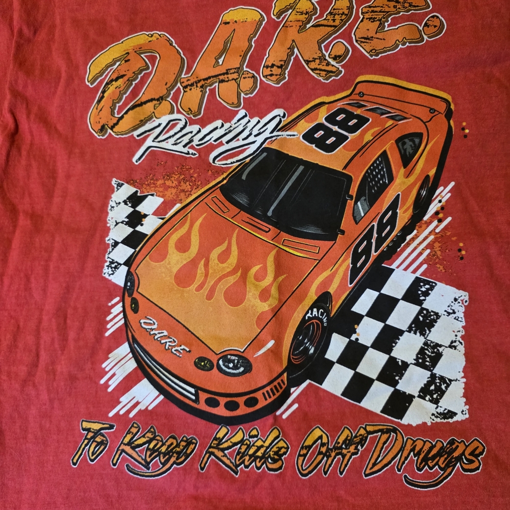 Red Graphic Racing T-Shirt - Picture 4 of 5